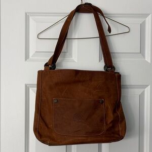 Genuine Italian Brown Leather handbag